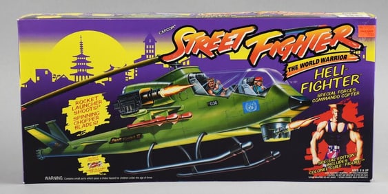 1993 Street Fighter Heli-Fighter Special Edition Hasbro-NOS