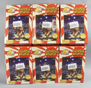 (6) 2000 21st C Toys Ultimate Soldier Japanese Infantry-NOS