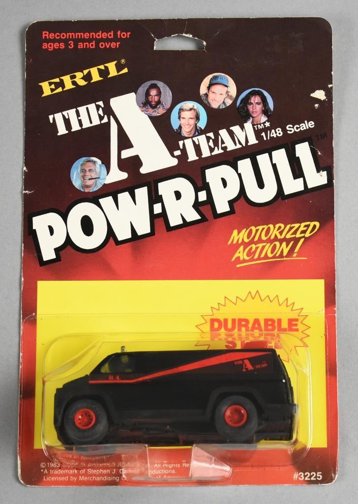 1983 Ertl The A-Team Van Pow-R-Pull Die-Cast - MOC-NOS (1 of 3)