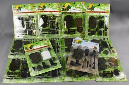 (14) 1990s 21st C Toys Ultimate Soldier Uniforms - MOC-NOS