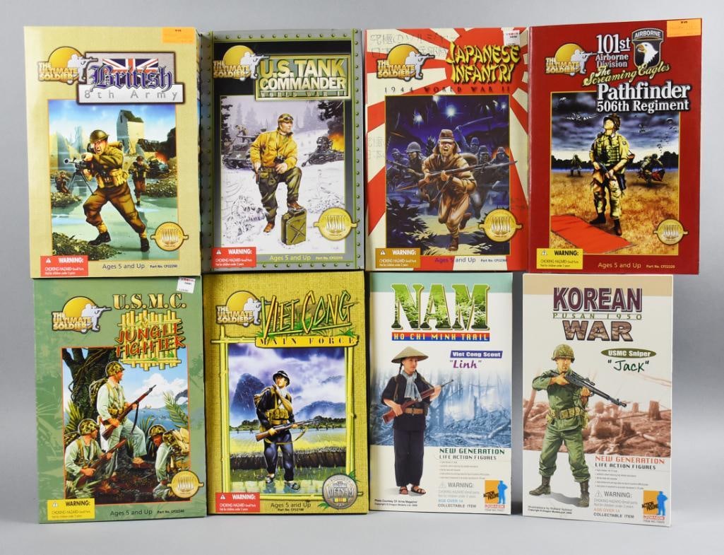 (8) 2000s 21st C Toys Ultimate Soldier 12"-MIB-NOS (1 of 5)