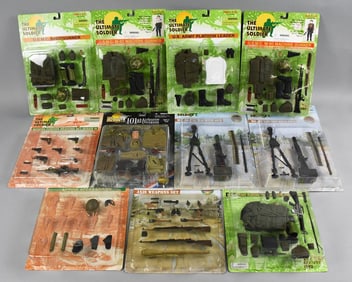 (11) 1990s-00s 21st C Toys Ultimate Soldier Accessories-NOS