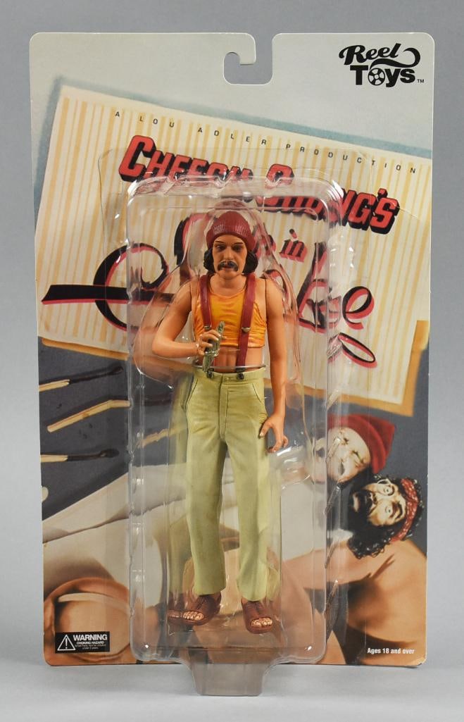 NECA Reel Toys Cheech & Chong-Cheech Marin-MOC-NOS: Lot is a NECA Reel Toys Cheech & Chong-Cheech Marin-MOC-NOS. Single owner collection from the largest toy collector on the West Coast.