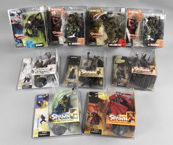 (9) 2003-04 Spawn Action Figures McFarlane -MOC-NOS