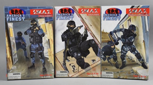 (3) 1999 21st C Toys Ultimate Soldier America's Finest-NOS