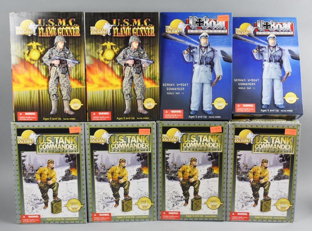 (8) 2000-01 21st C Toys Ultimate Soldier 12" Action Figs-NOS (1 of 4)