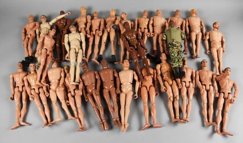 (28) 1990s-00s Cotswold, Lanard, Dragon 12" Military Dolls