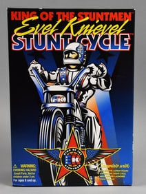 1998 Playing Mantis Evel Knievel Stunt Cycle MIB-NOS