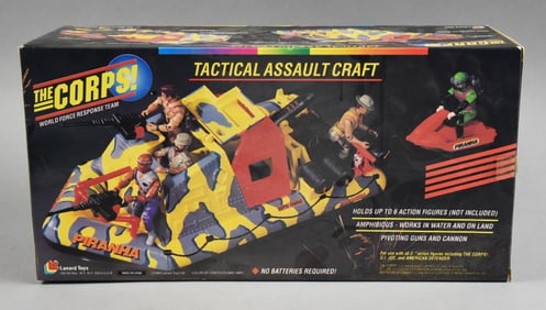 1993 Lanard Toys The Corps Tactical Assault Craft-MIB-NOS