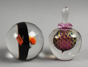 Desiderio Seguso Paperweight-David New-Small Perfume