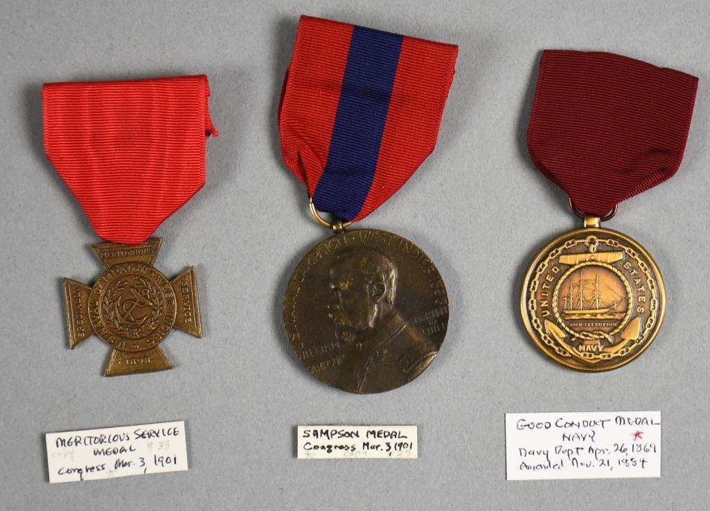 3 Vintage Misc. U.S. Medals (1 of 2)