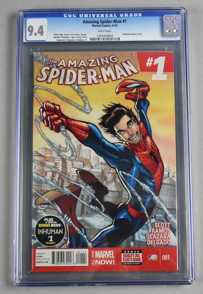2014 Marvel Now The Amazing Spider-Man - CGC Graded 9.4 (1 of 3)