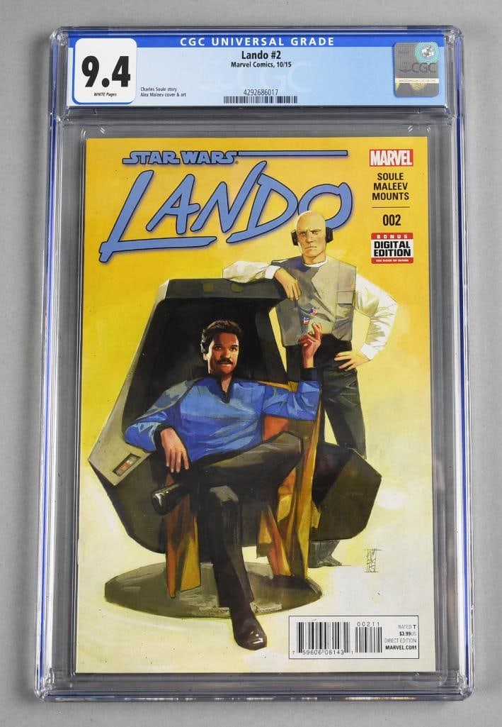 2015 Marvel Star Wars Lando Comic - CGC Graded 9.4 (1 of 3)