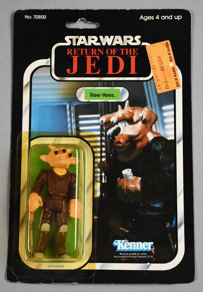1983 Kenner Star Wars Ree-Yees ROTJ 77A  Back-MOC-NOS (1 of 5)