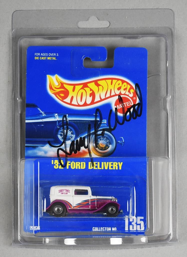 1991 Mattel Hot Wheels Larry Wood Signed '32 Ford Delivery-NOS (1 of 4)