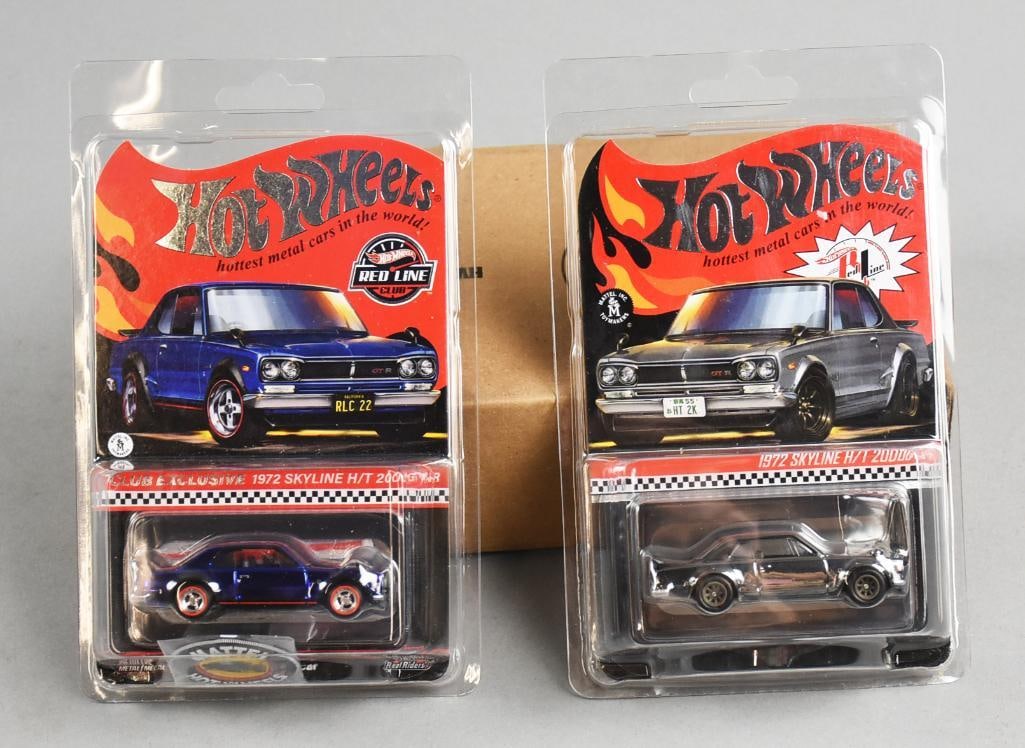 (2) 2021 Mattel Hot Wheels Limited Edition  1972 Nissan Skyline NOS (1 of 5)
