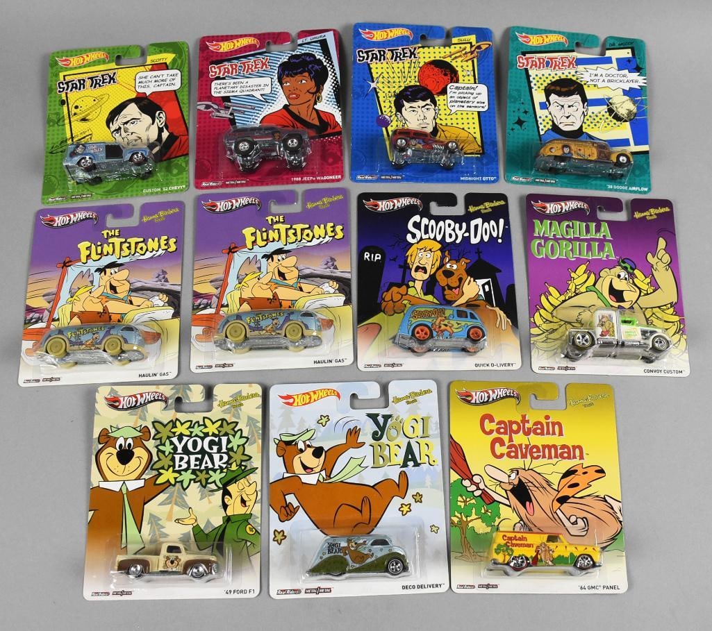 (11) 2013 Mattel Hot Wheels Cartoon Die-Cast-MOC-NOS (1 of 2)