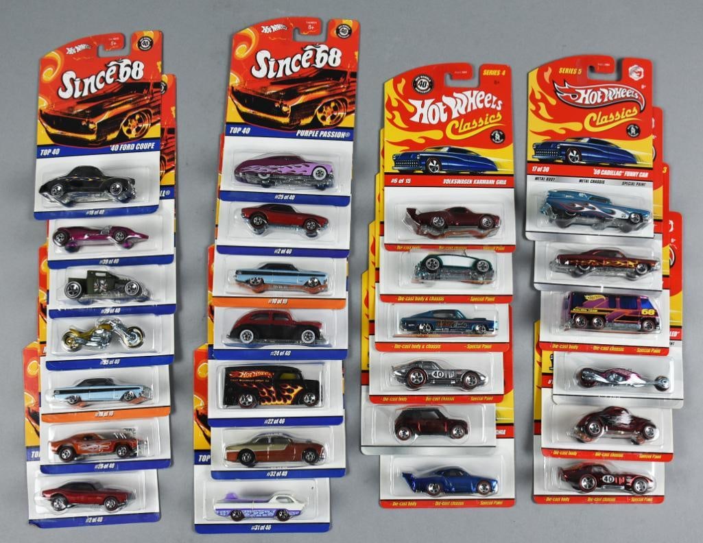 (26) 2000s Hot Wheels Classics/ Since '68-MOC-NOS (1 of 4)