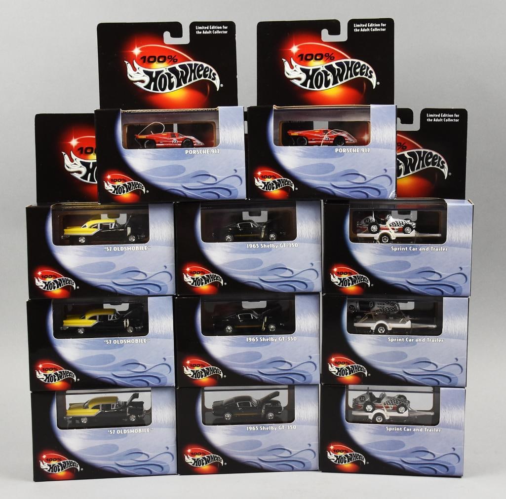 (11) 2000 Mattel 100% Hot Wheels Die-Cast-MOC-NOS (1 of 4)