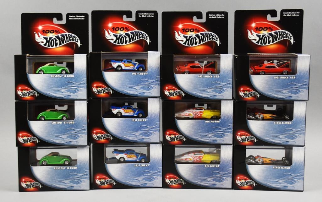 2000s 100% Hot Wheels Factory Case MOC-NOS (1 of 4)