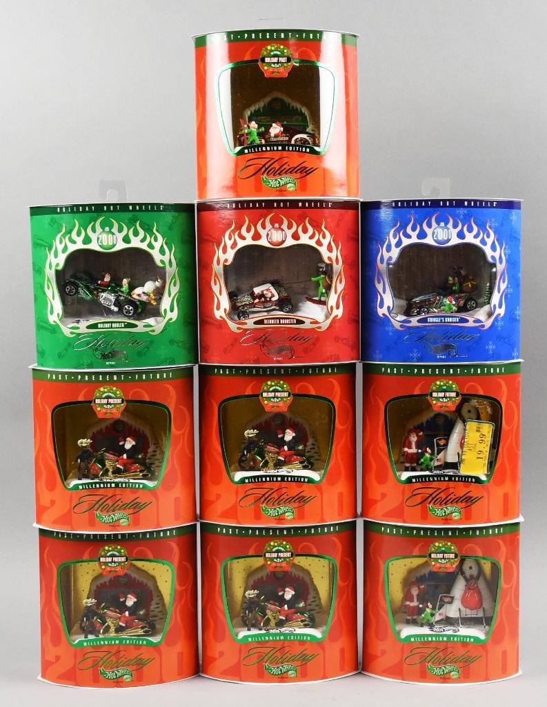 (10) 1999-00  Hot Wheels Holiday Collection MIB-NOS (1 of 3)