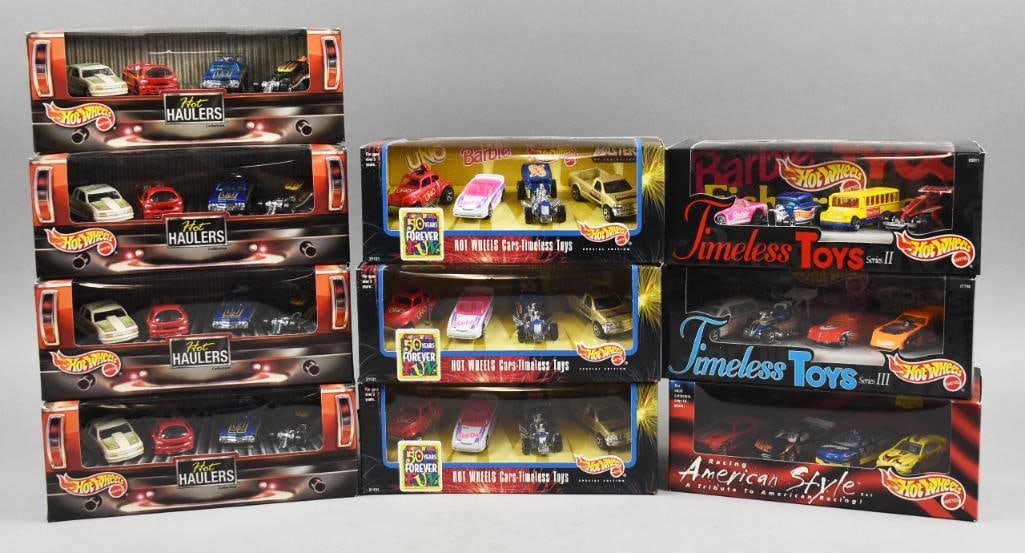 (10) 1998-2000  Hot Wheels Four Packs 1:64-MIB-NOS (1 of 2)