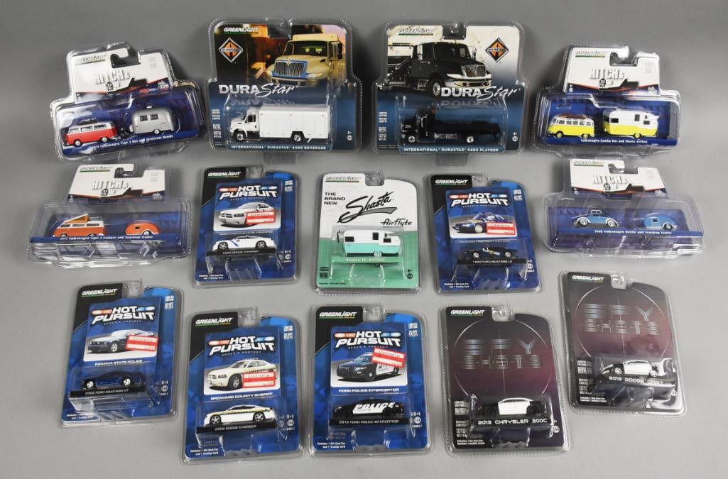 (14) 2000s Greenlight Die-Cast Cars  Assortment-MOC-NOS (1 of 2)