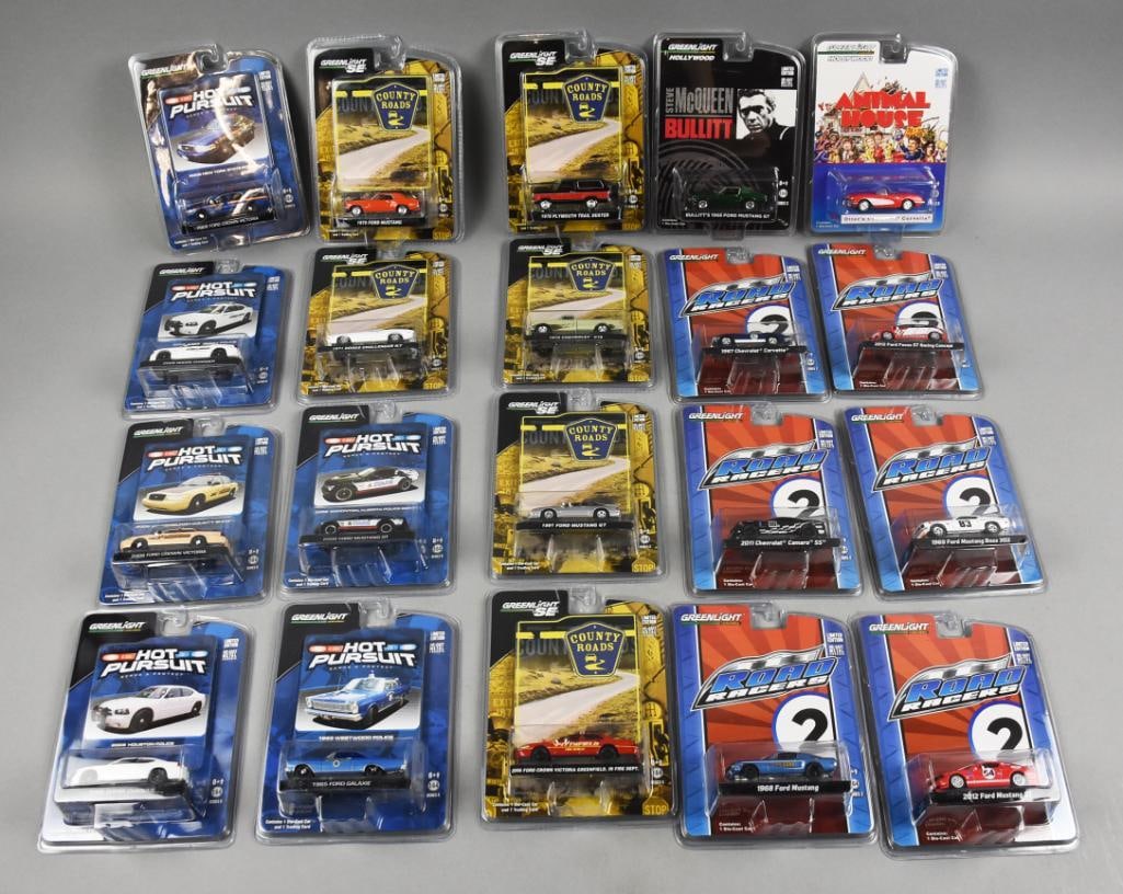 (20) 2010-12 Greenlight Cars Hot Pursuit, Road Racers PLUS-MOC-NOS (1 of 6)