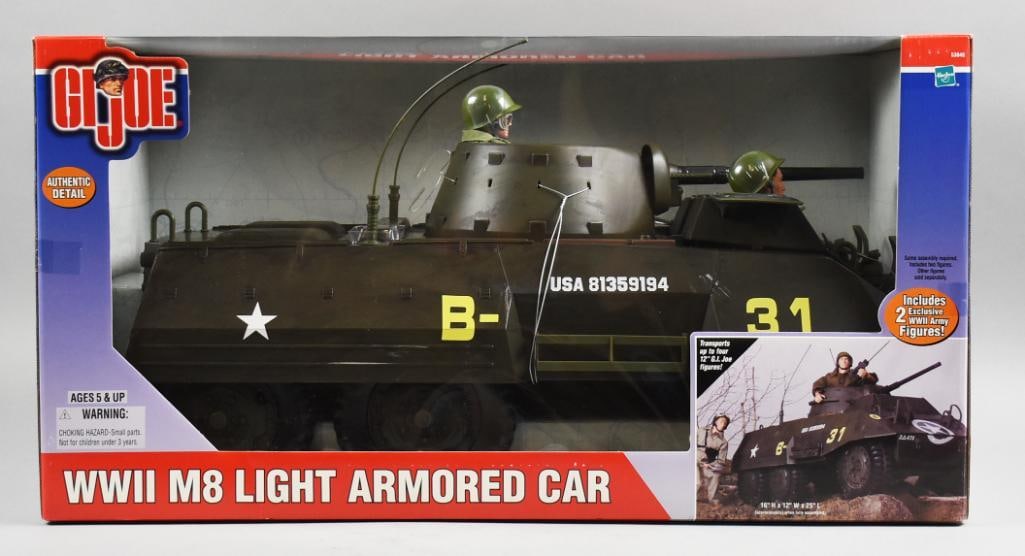 2001  GI Joe WWII M8 Light Armored Car W Figures NOS (1 of 3)