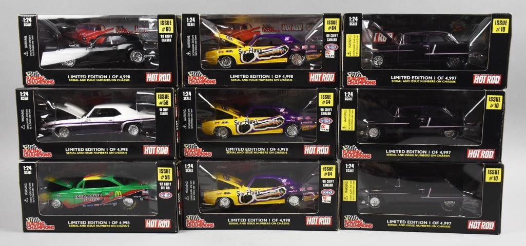 (9) 1997-98 Racing Champions Hot Rods, 1:24 Scale  MIB-NOS (1 of 5)