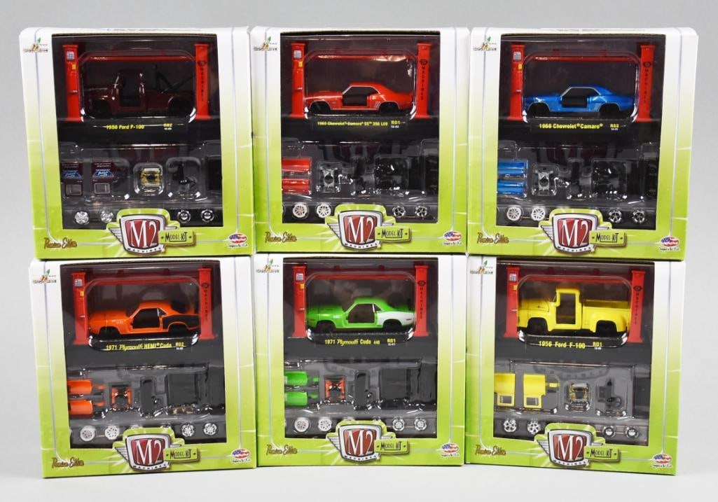 (6) 2014 M2 Machines Model Kit Assortment MIB-NOS (1 of 2)