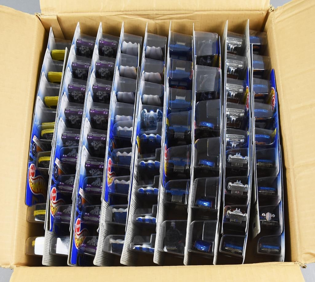 (75) 1990s Mattel Hot Wheels Factory Shipping Case NOS (1 of 5)