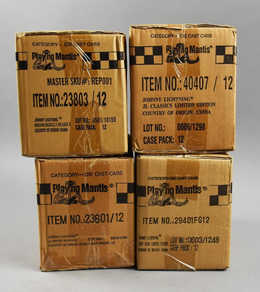 (48pc) 4 Johnny Lightning Factory Sealed Case, Surf Rods PLUS NOS (1 of 4)