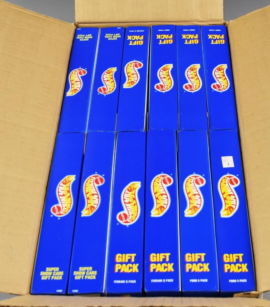Mattel Hot Wheels 5 Car Gift Sets-Factory Shipping Case-NOS (1 of 5)