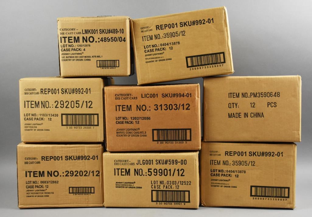 (96) Johnny Lightning Factory Sealed Cases-Marvel PLUS-NOS (1 of 7)