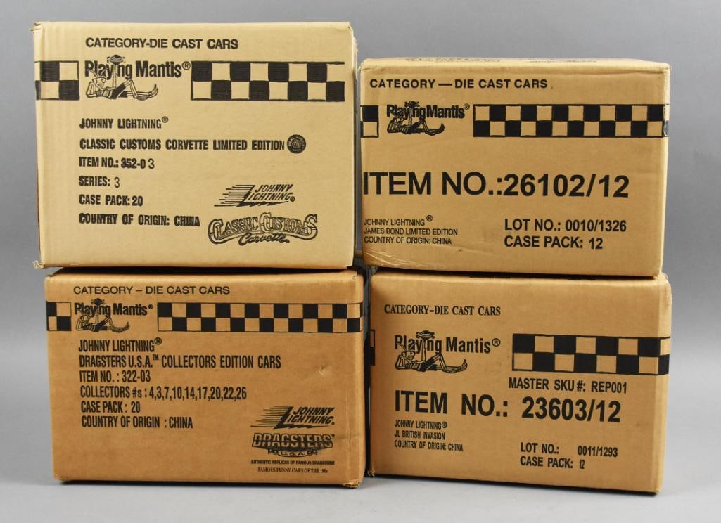 Johnny Lightning Factory Sealed Cases, Corvette & More-NOS (1 of 4)