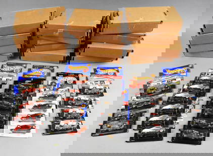 (24) 1990s-00s l Hot Wheels Jiffy Lube Die-Cast-NOS: Lot is 24 1990s-00s Mattel Hot Wheels Jiffy Lube Die-Cast-NOS. Includes '56 Ford Truck (white and orange), Tail Dragger and more. Lot with duplicates. Single owner collection from the largest toy coll
