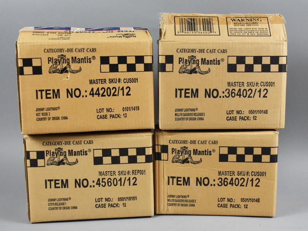 (4) 2000-01 Johnny Lightning Factory Shipping Cases-MOC-NOS (1 of 6)