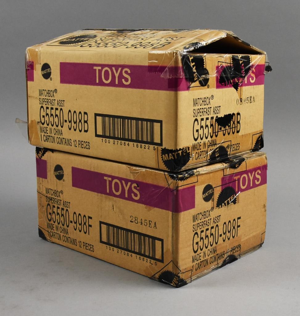 (2) 2005 Mattel Hot Wheels G5550 998B/998F Factory Cases-NOS (1 of 4)