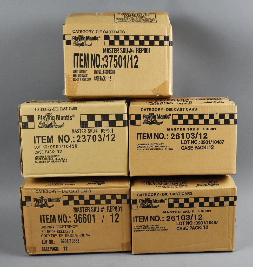 (5) 2001 Johnny Lightning Original Factory Cases-MOC-NOS (1 of 7)