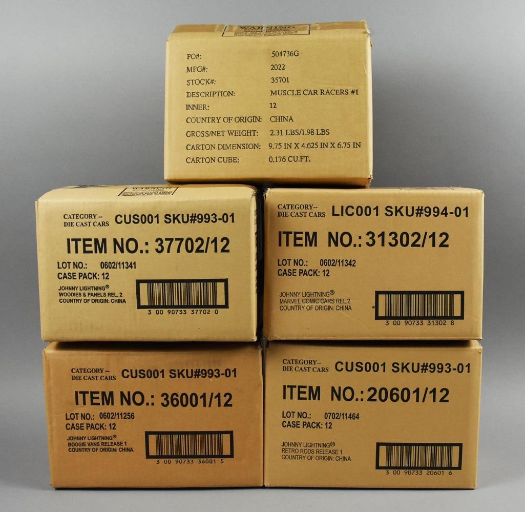 (56) 2000s Johnny Lightning Assorted Die-Cast-MOC-NOS (1 of 10)