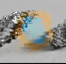 12.1 ct Aquamarine 14k Gold Ring