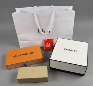 Louis Vuitton, Chanel, Kate Spade, Dior Boxes & Bag