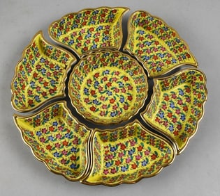 Mid 20th C Qianlong Chinese Porcelain Sweetmeat Dishes