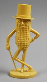 Vintage Planters Mr. Peanut Piggy Bank, Made in the USA