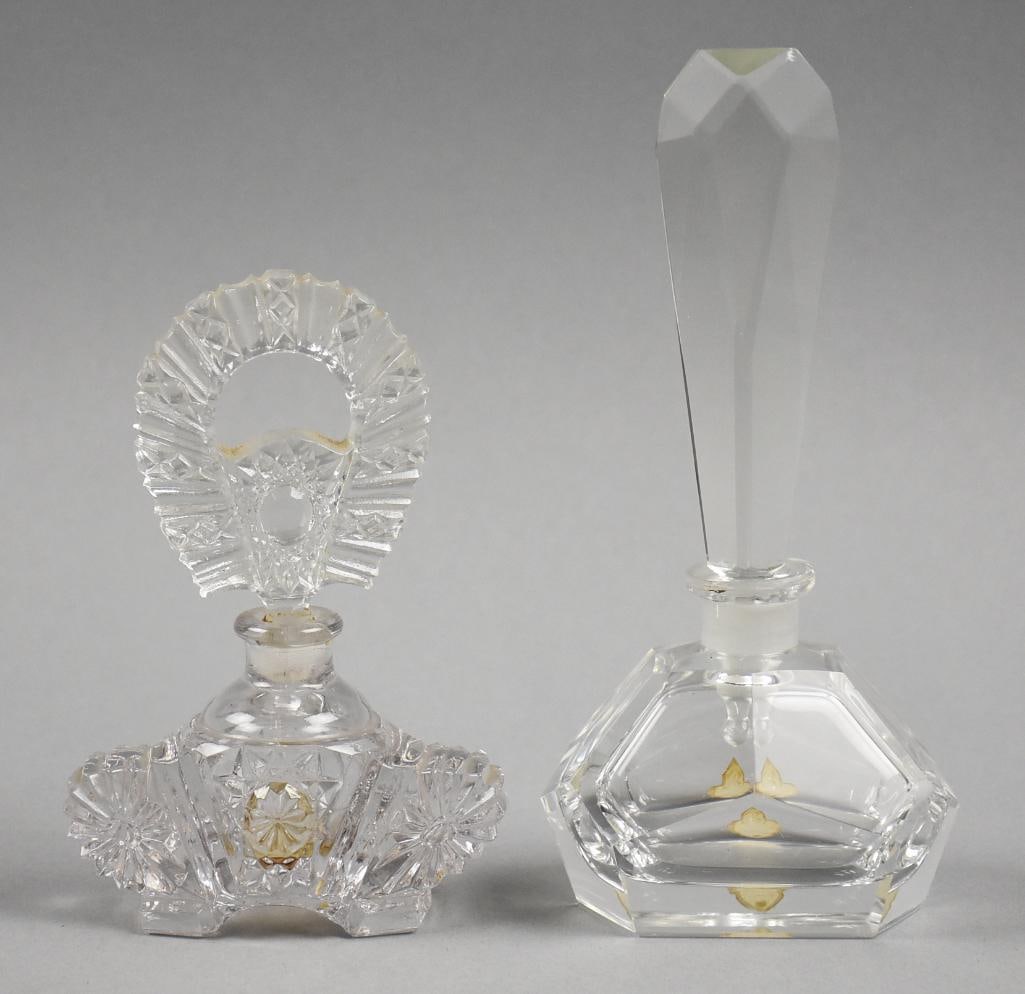 Vintage Irice & CIC US Zone Germany Crystal Perfume Bottles (1 of 6)