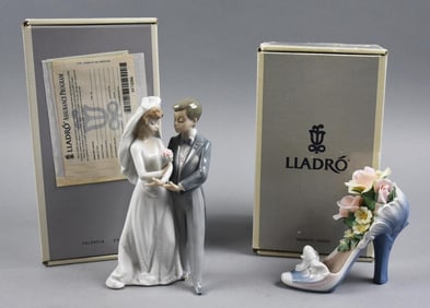 Lladro From This Day Forward & Stepping into Spring-W/Boxes