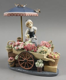 Lladro Sculpture Flowers of the Season 1454 Orig Box