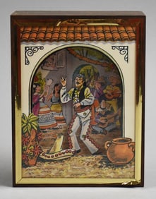 Vtg Ingrid Chicago Reuge Mexican Hat Dance Music Box-Works!