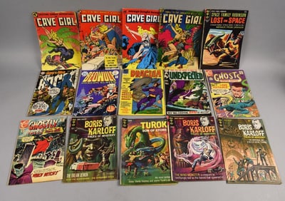 (15) 1950s-70s Gold Key and More Silver Age Comic Books